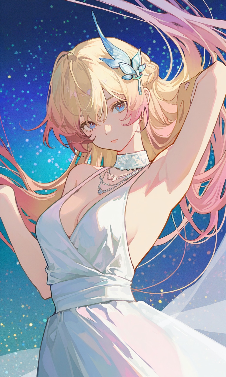 髪踊る３