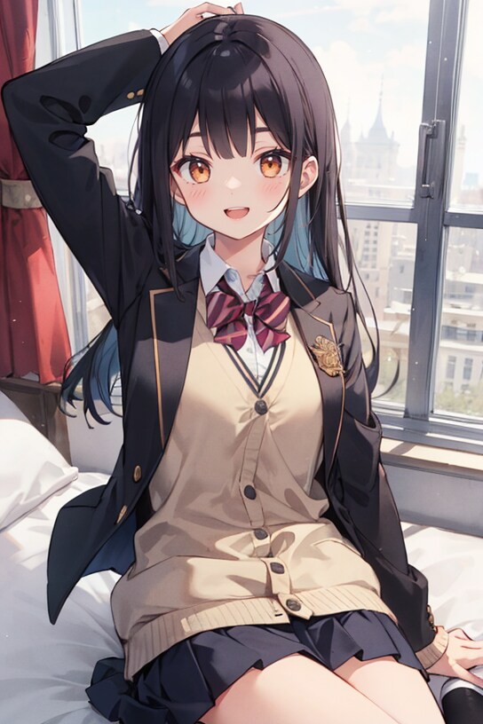 ライン入りカーディガンをSDで作りたかった
