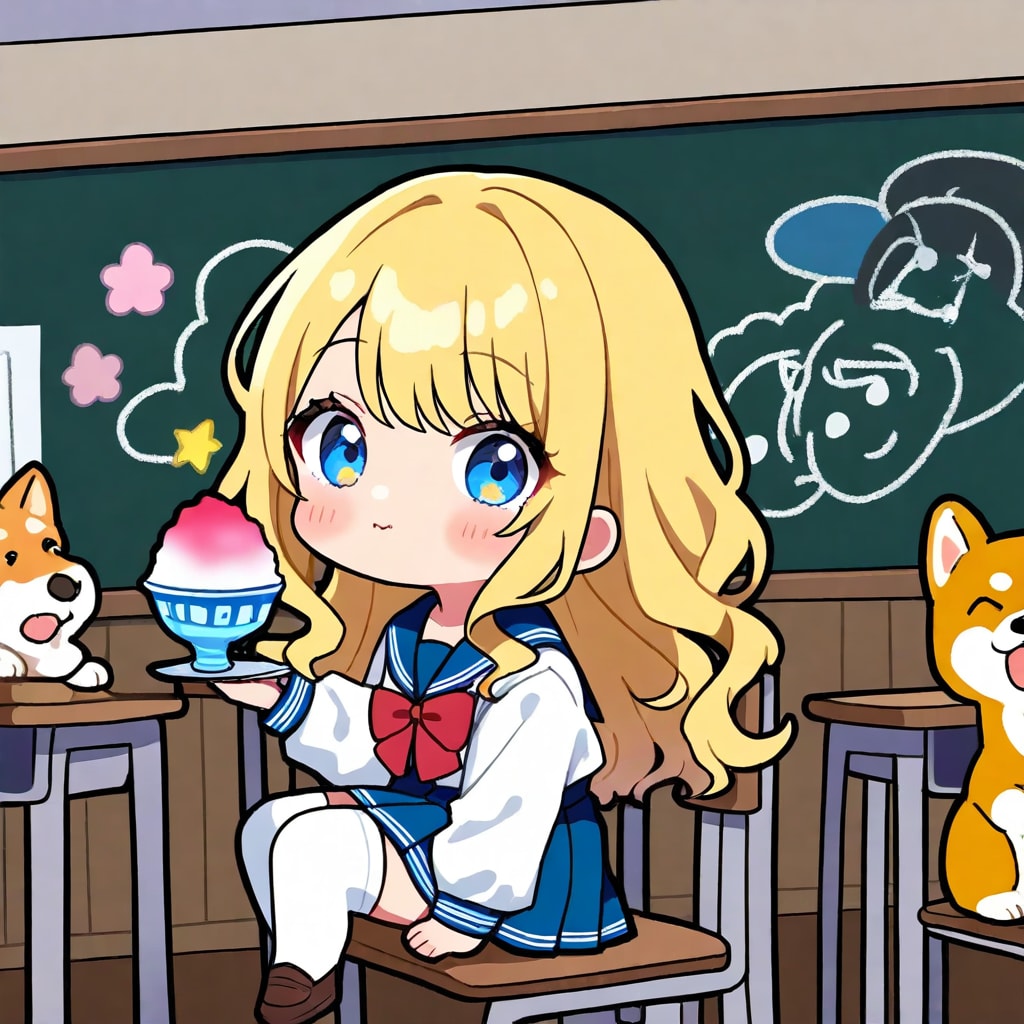 ちちぷいちゃんとかき氷