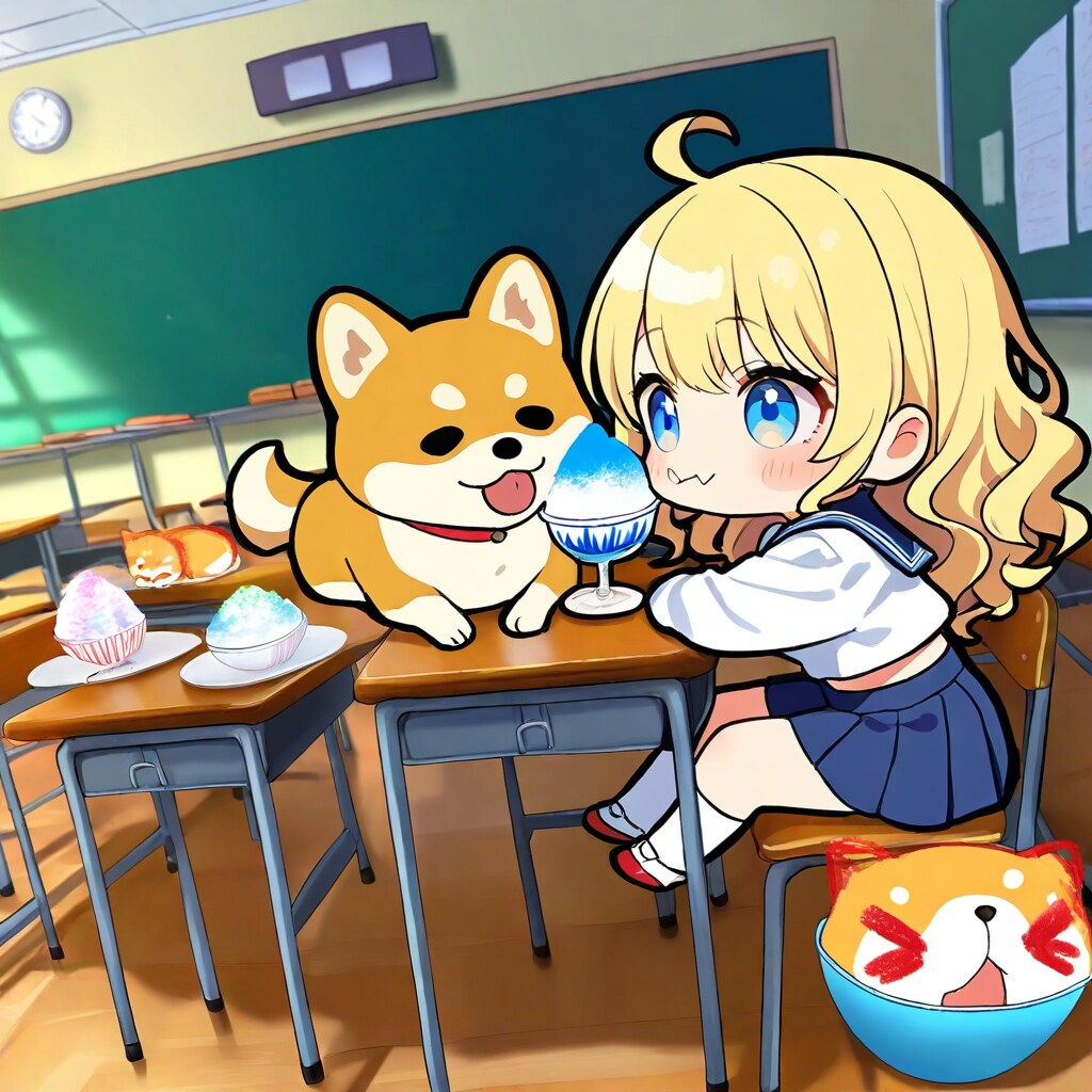 ちちぷいちゃんとかき氷