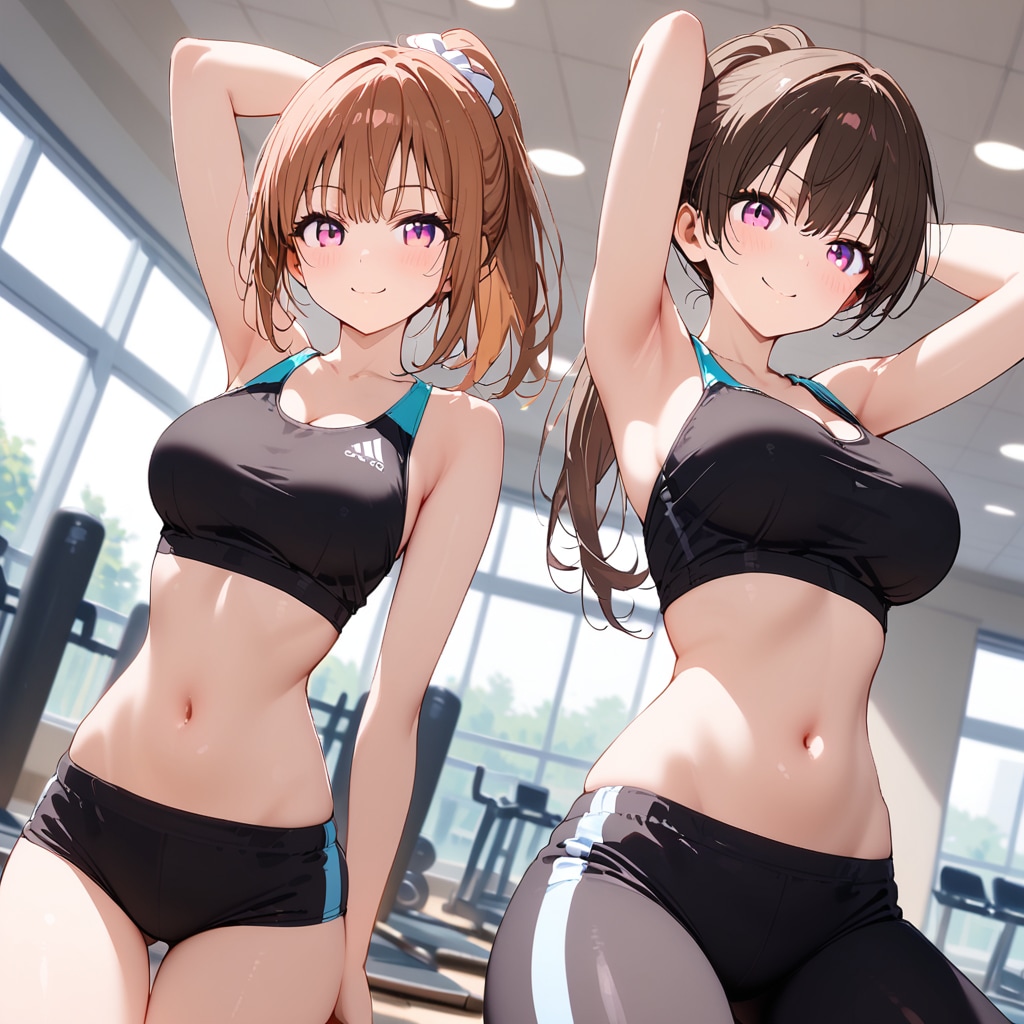 フイットネス系姉妹