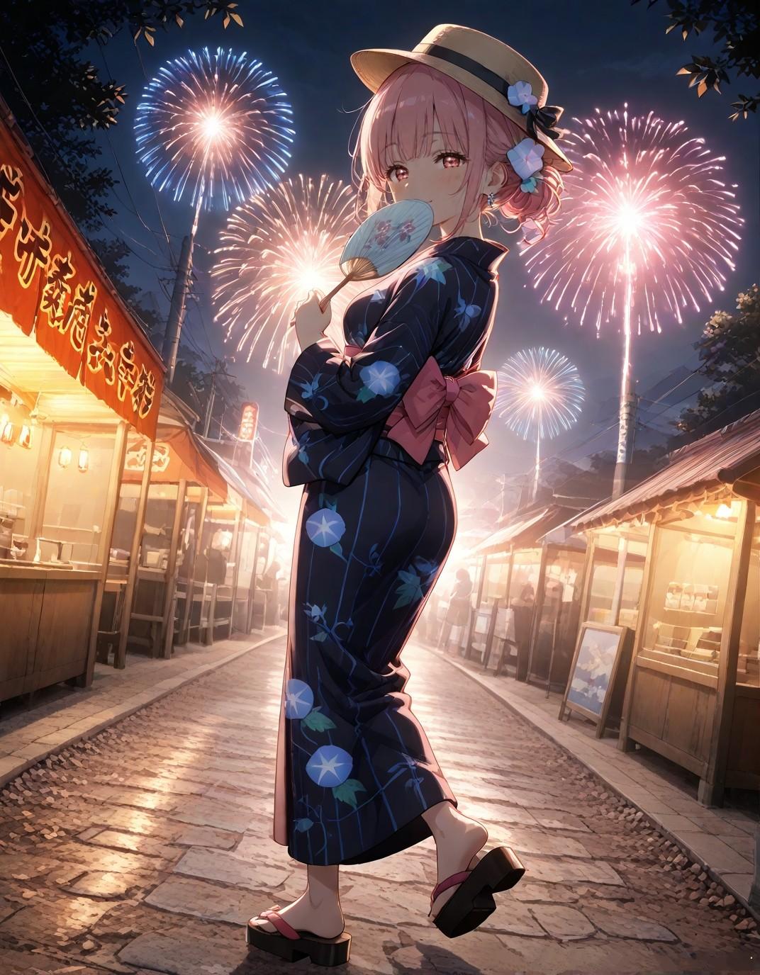 夏祭りコーデ