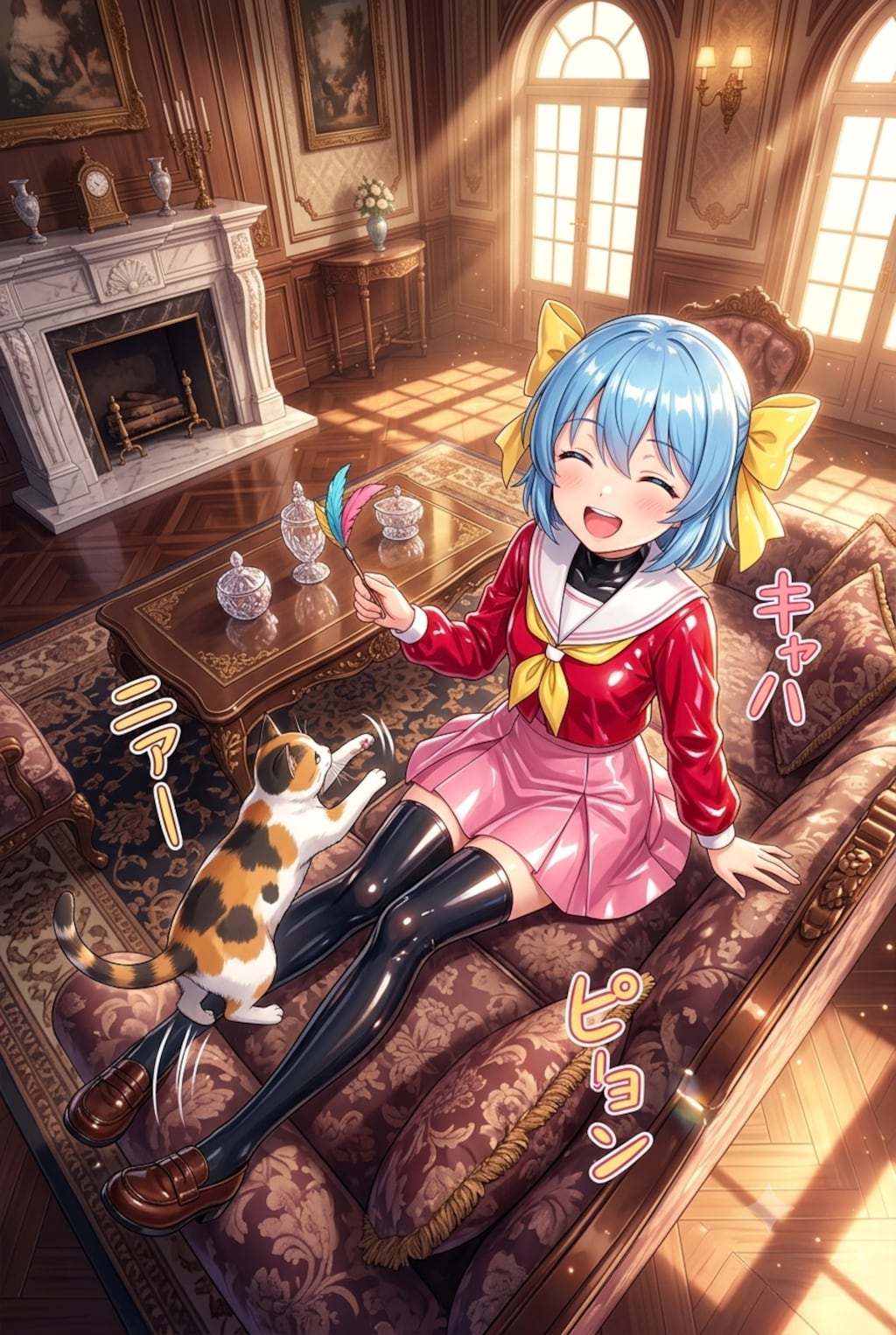 ハヤテのごとく　綾崎ハヤテ　猫