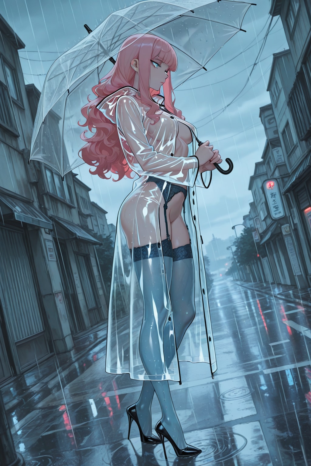 雨の外出