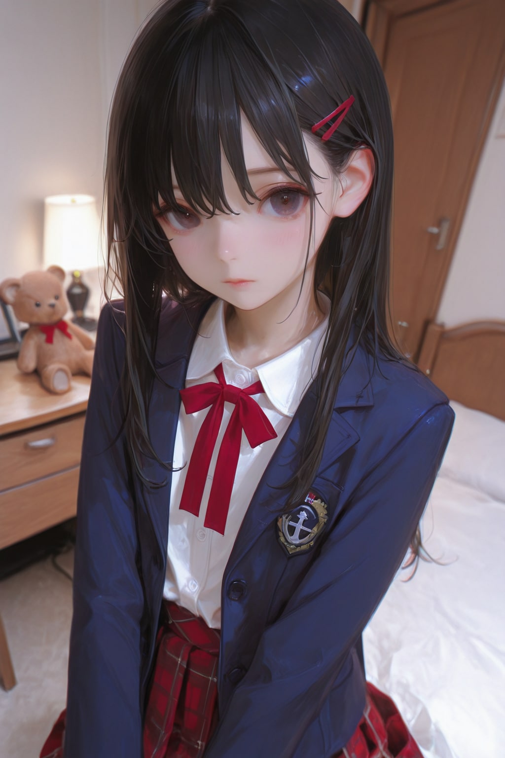 黒髪ストレートちゃん
