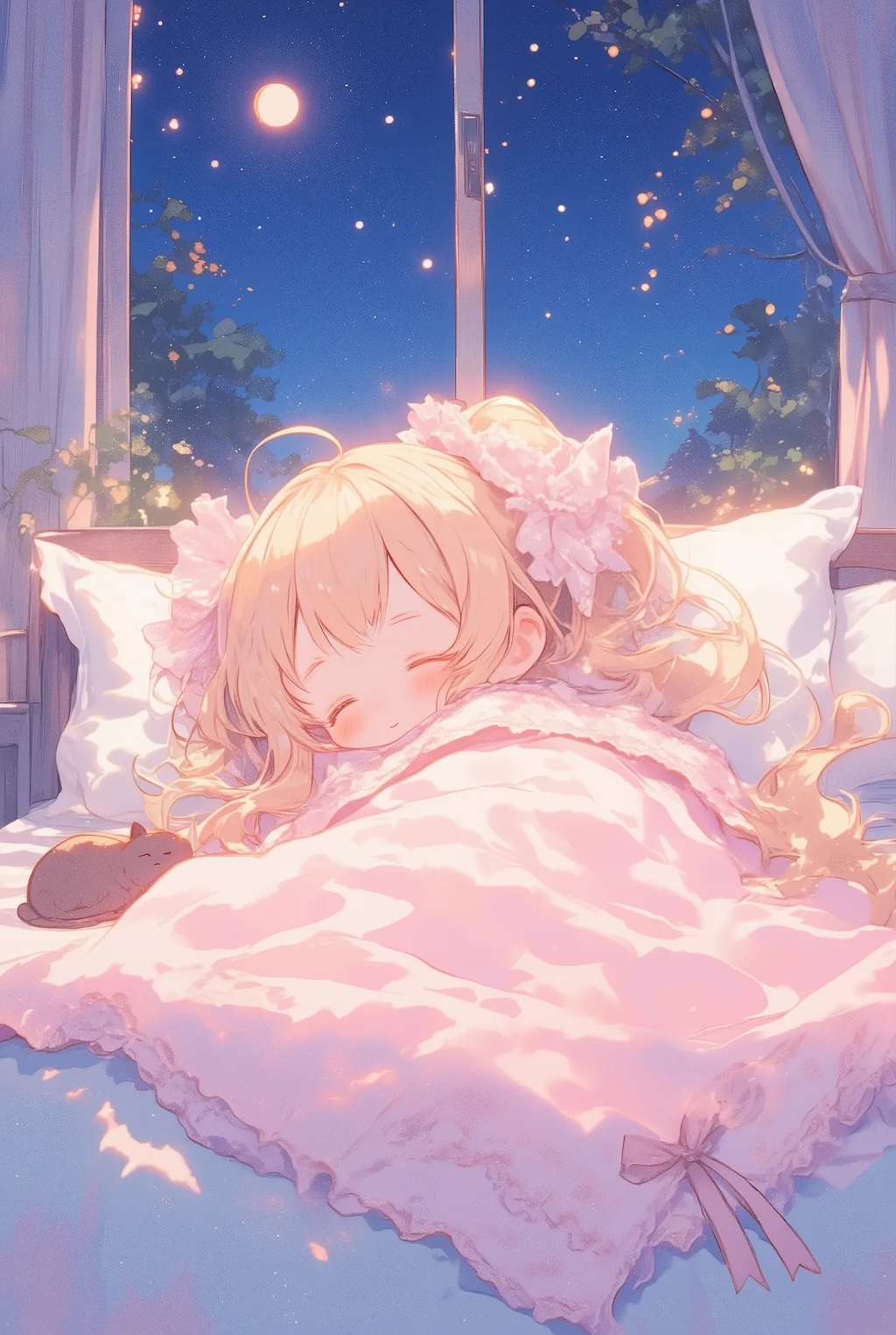 フリフリちゃんのフリフリおふとん