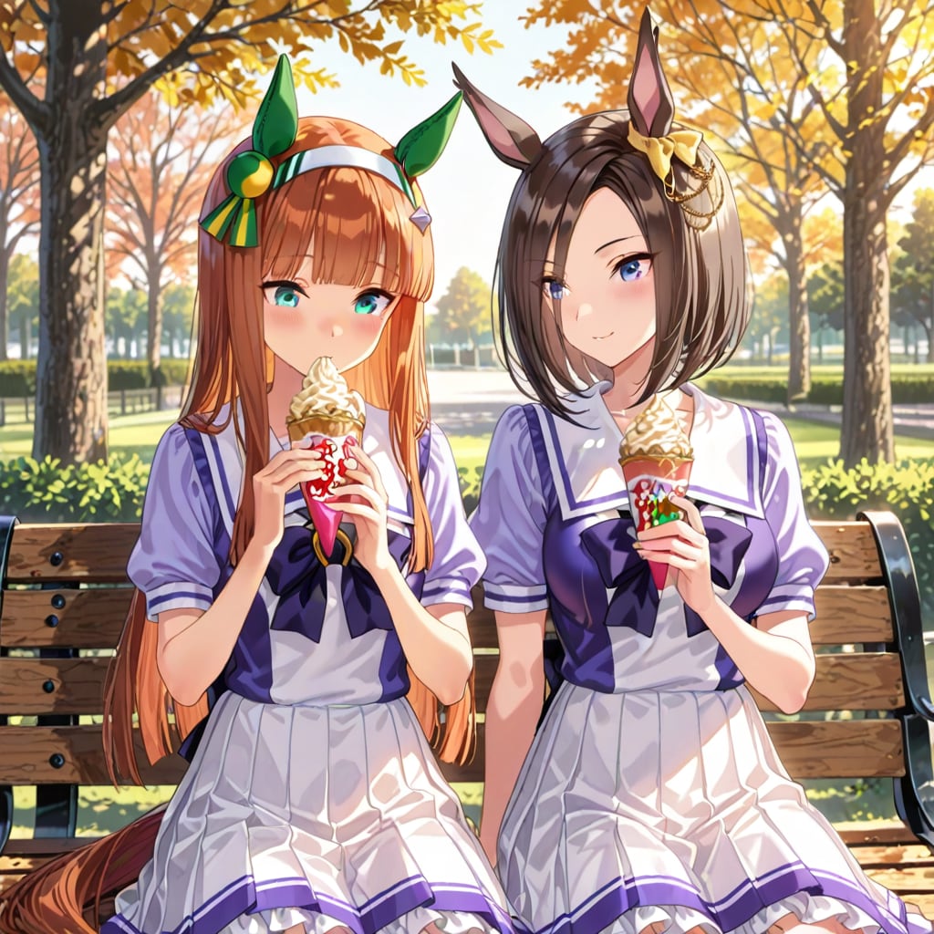 スズカさんとエアグルーヴさん
