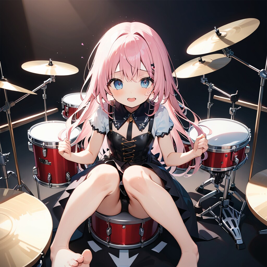 ちちぷい製　裸足の演奏隊：ドラマー