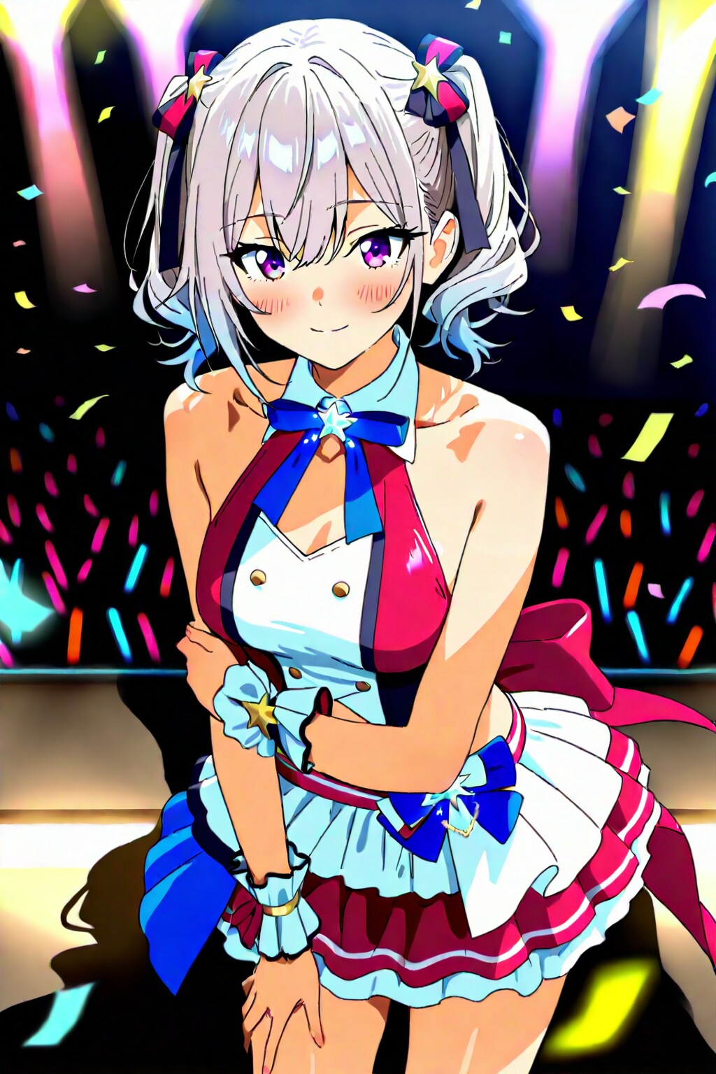 (1032)銀髪ちゃんアイドル