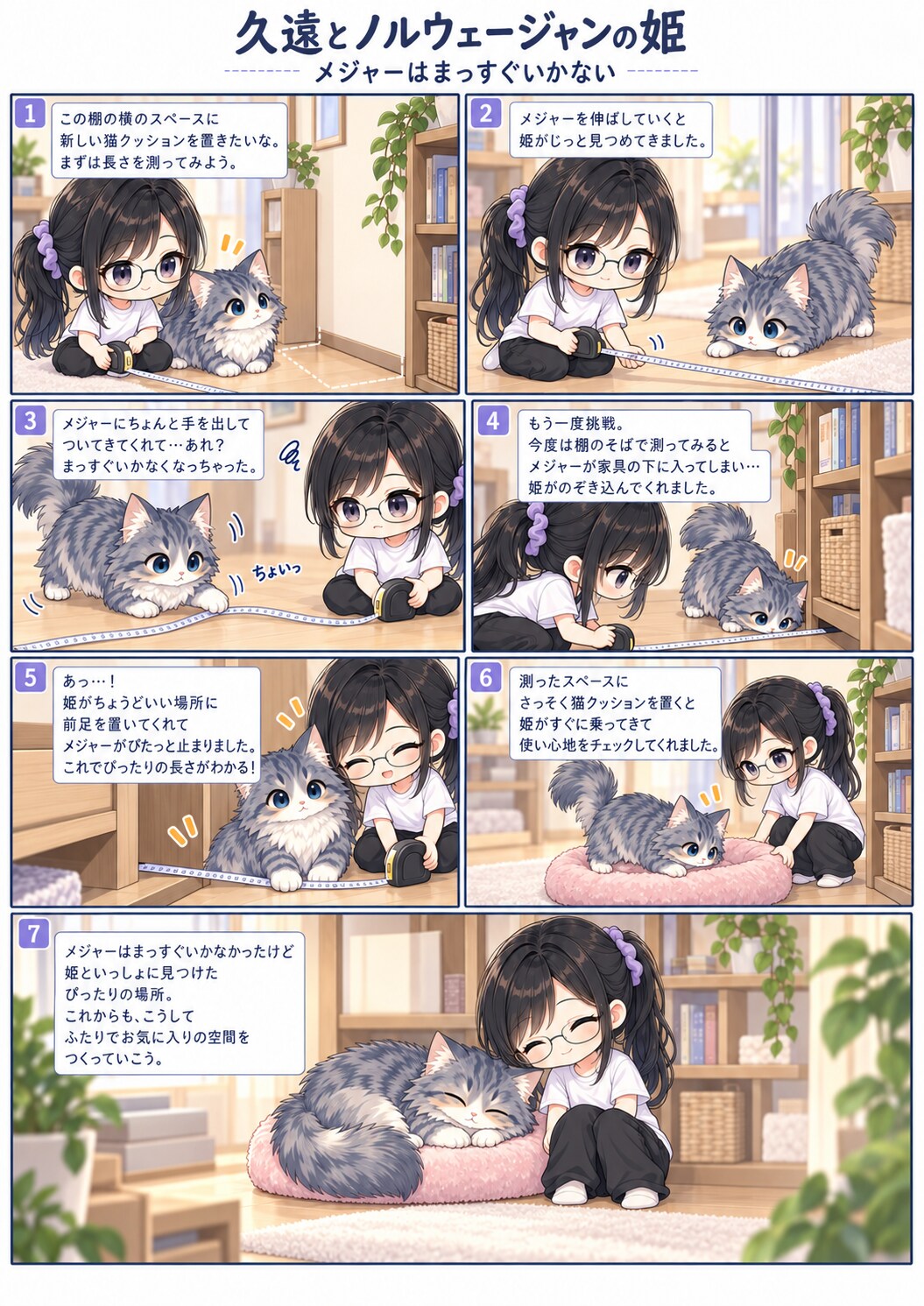 Cat Manga / 猫漫画 #patreon #猫漫画 #ちびキャラ #可愛い #猫好き #AI漫画 #猫あるある #manga #comic #cat #catcomic #catmanga | の人気AIイラスト・グラビア