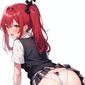 恥ずかしがりながら見せてくれる女の娘 2枚目
