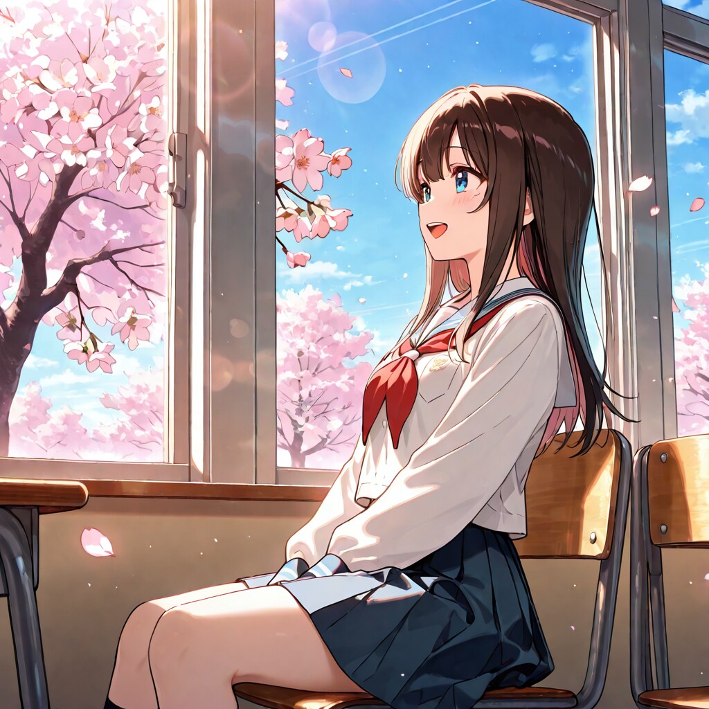 春の日差しの輝き