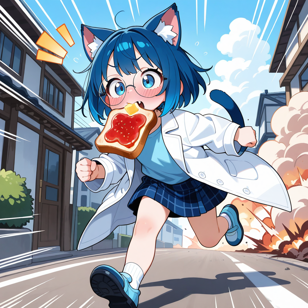 爆発ランニングトースト！！