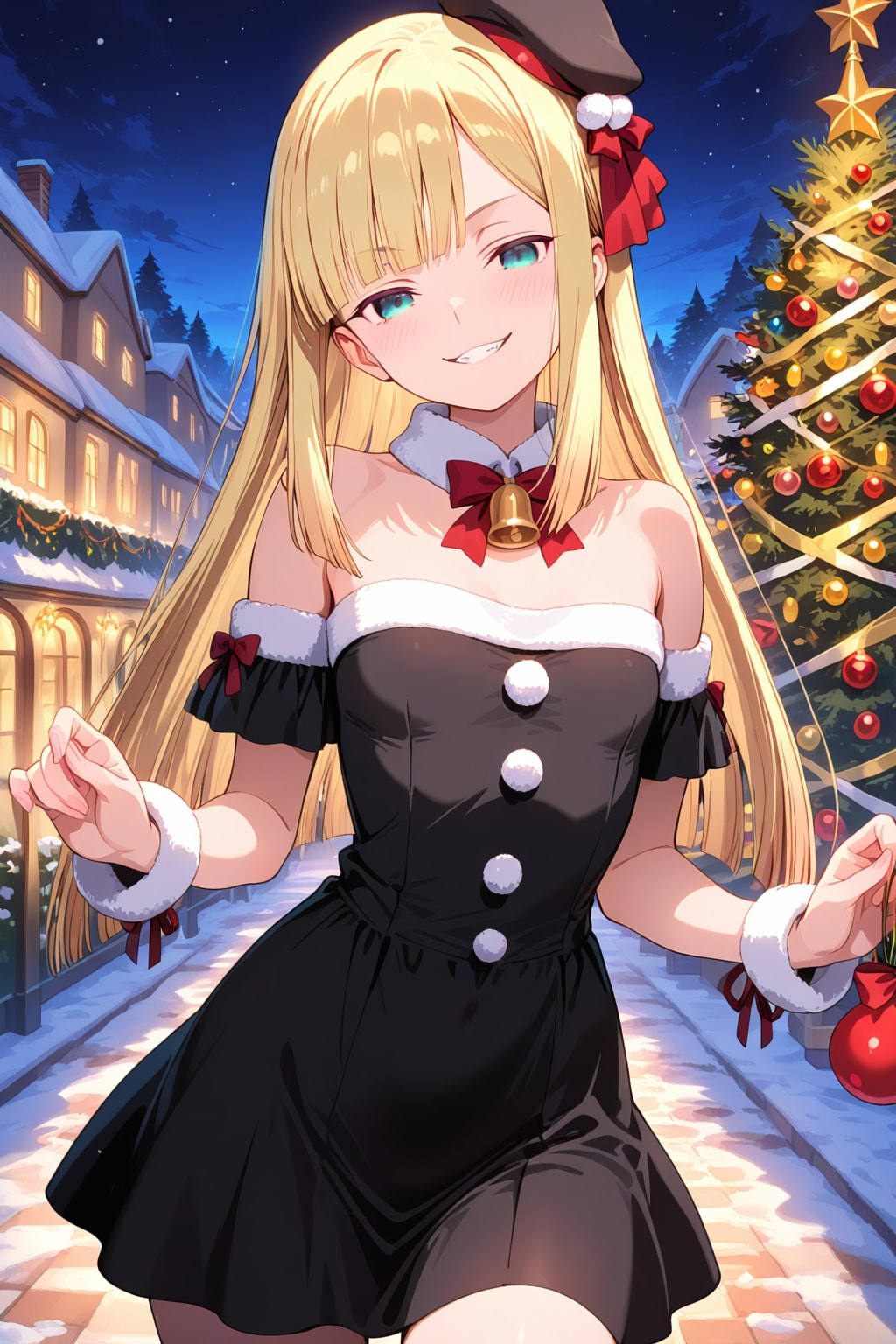 推しサンタ（偽） | の人気AIイラスト・グラビア