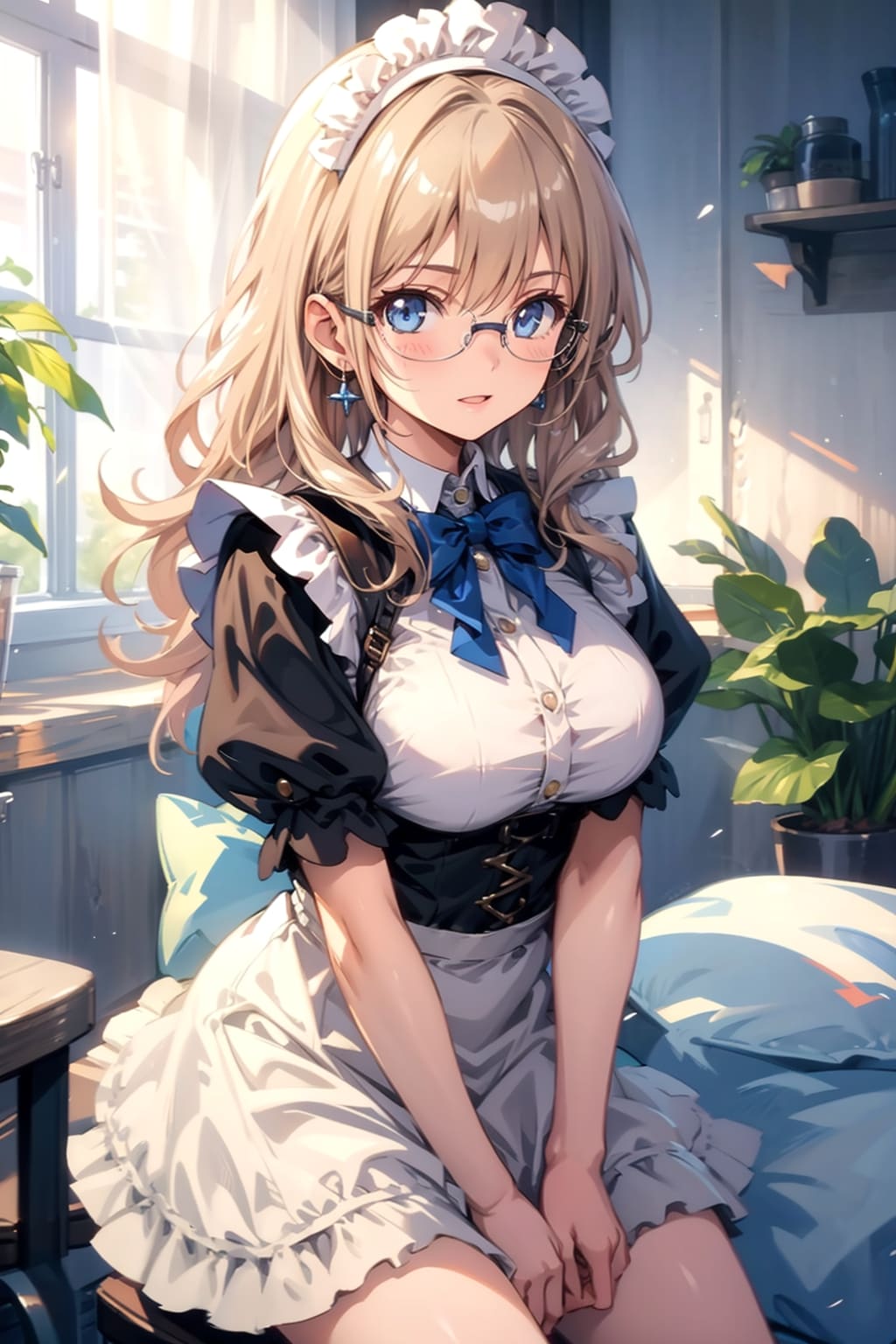 メガネ美少女メイド