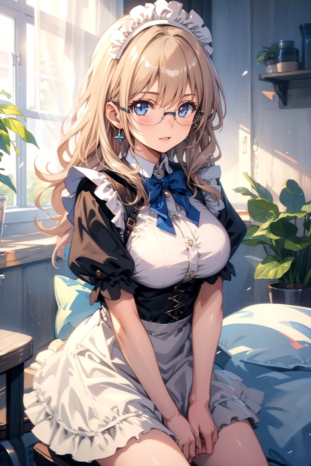 メガネ美少女メイド