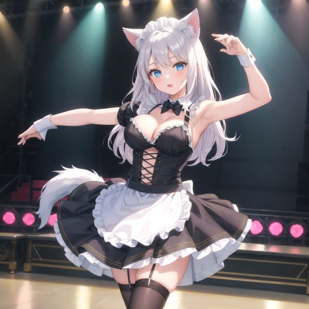 踊り好きなメイドさん