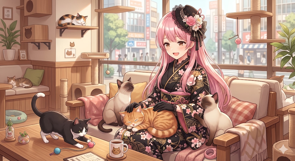 猫カフェ