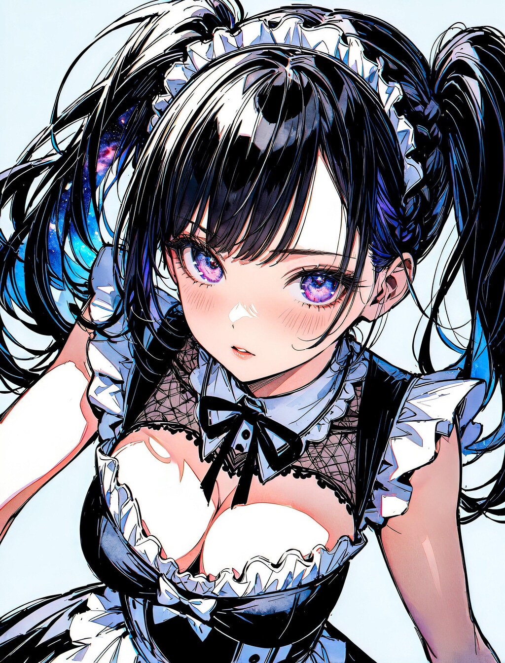 ツインテのメイドさん