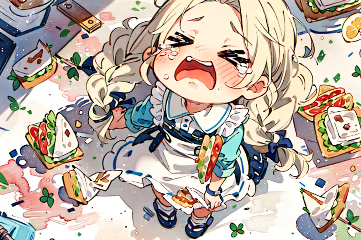 転んで全部台無しにした子 | の人気AIイラスト・グラビア