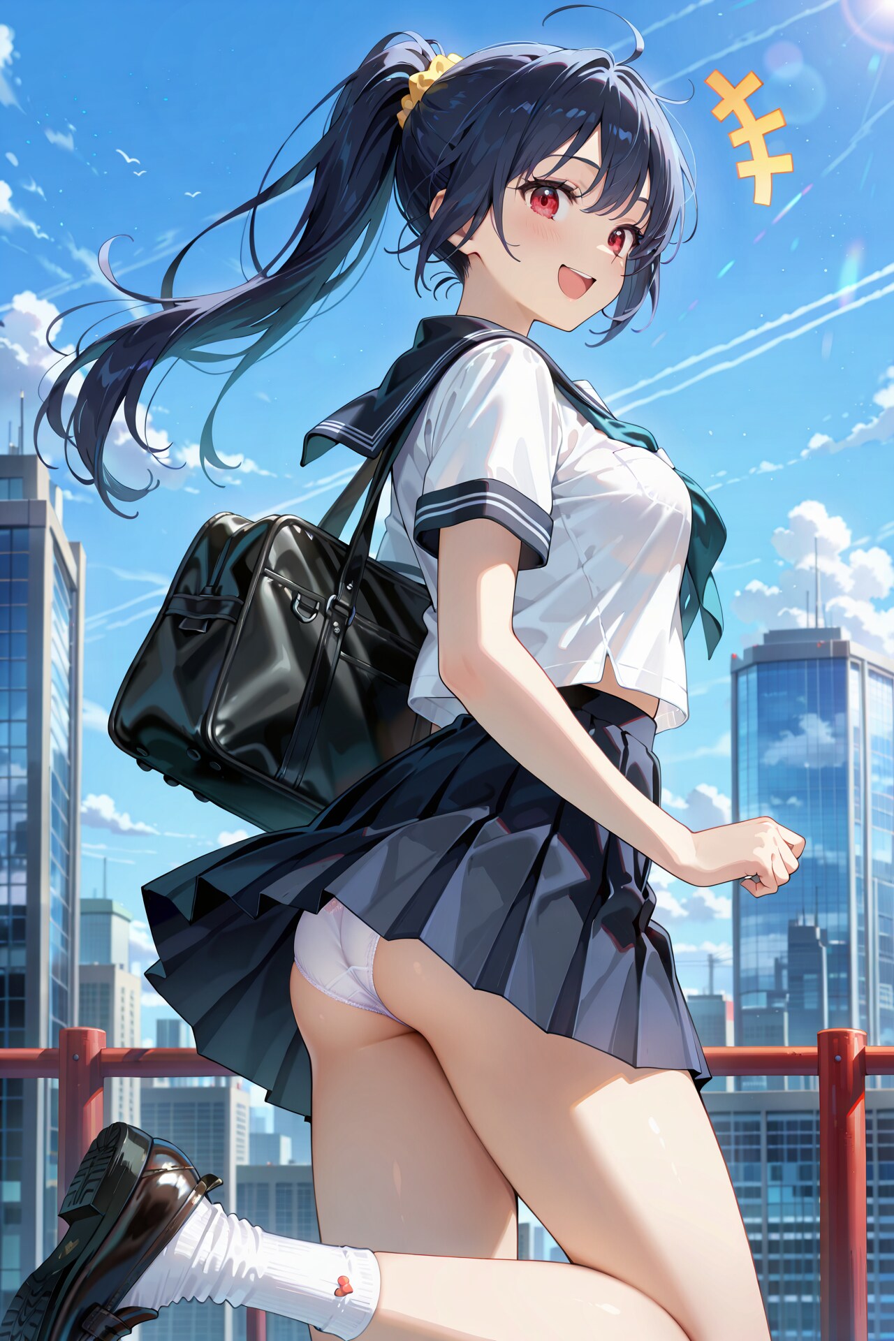 パンチラ登校撮影会 Y723