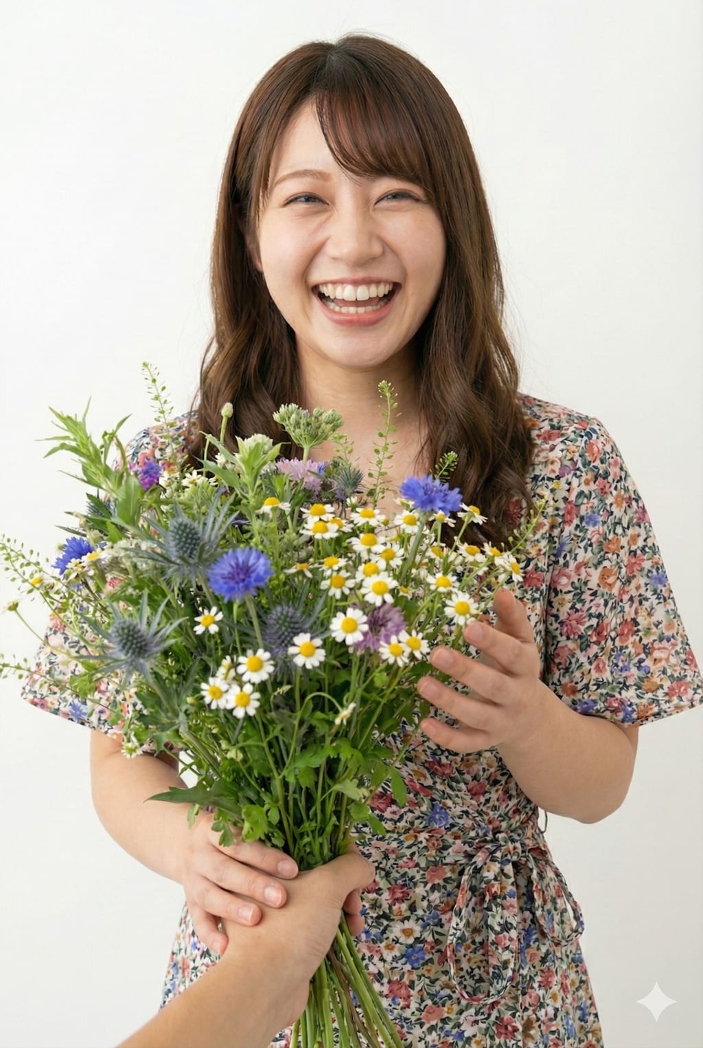 【POV】「え、私に…？」日頃の感謝を込めて、彼女に花束をサプライズ。