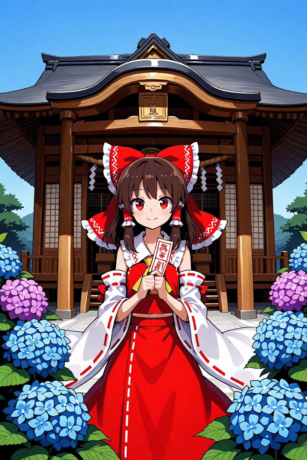 紫陽花霊夢