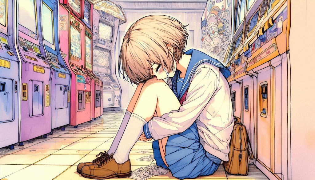 勝って挑発してくるメスガキ-Dalle編