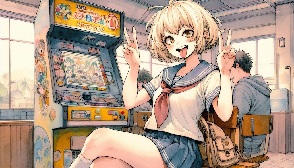 勝って挑発してくるメスガキ-Dalle編