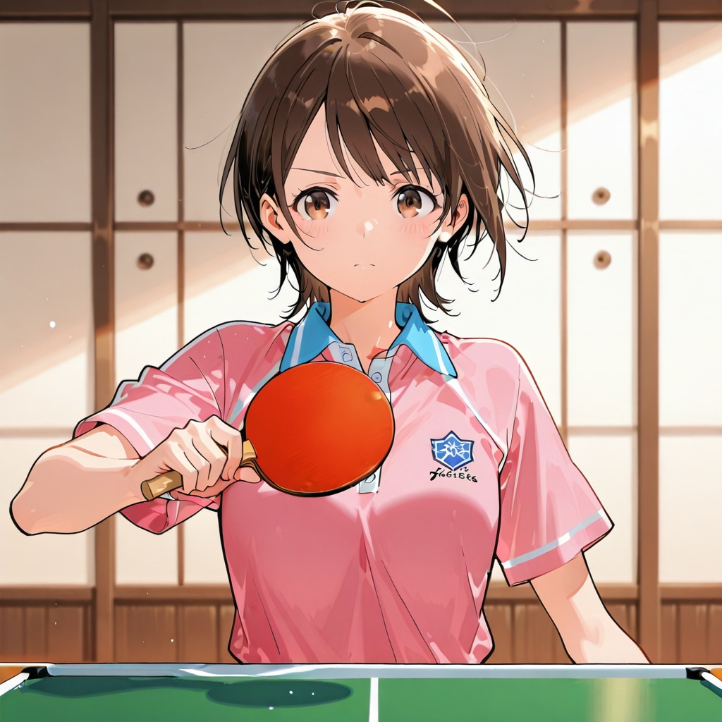 卓球を | の人気AIイラスト・グラビア