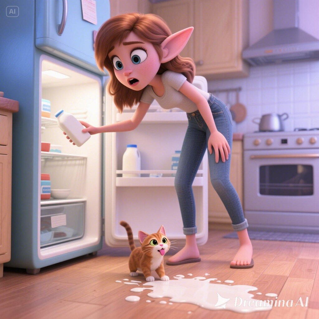 ミルクの大事件！