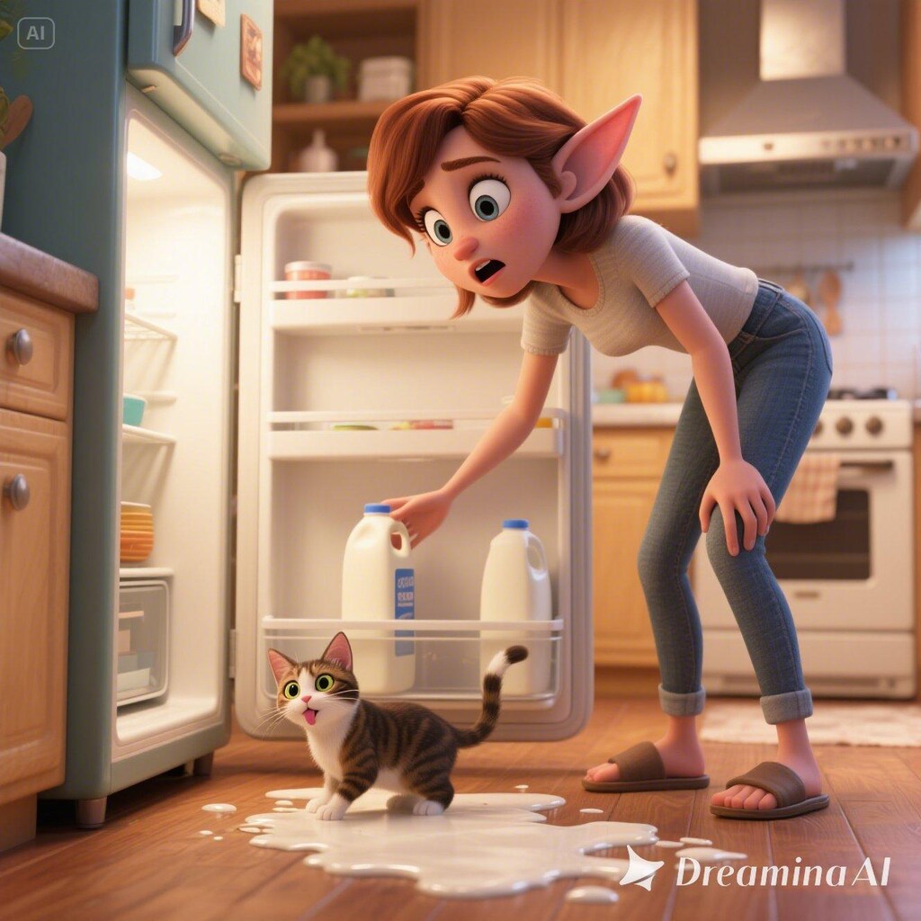 ミルクの大事件！