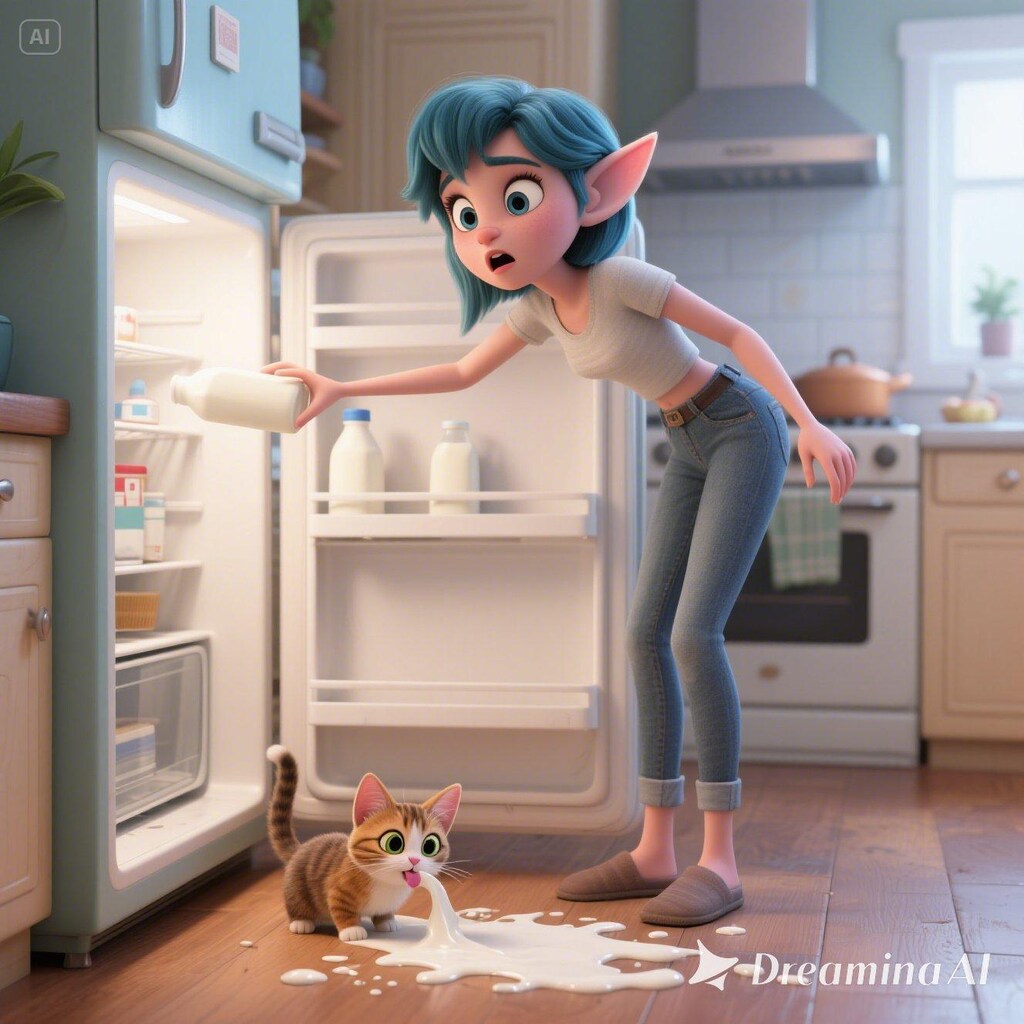 ミルクの大事件！