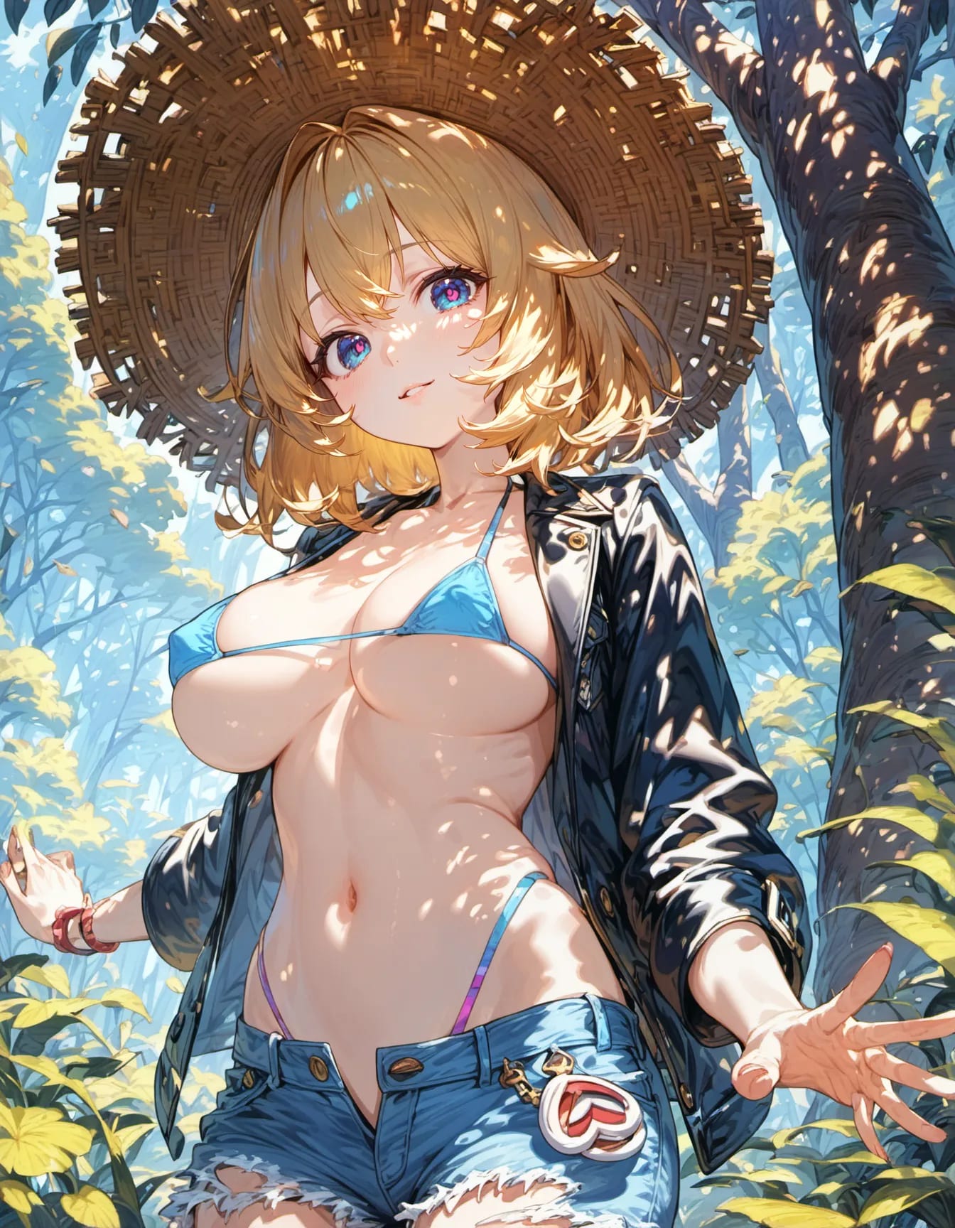 Sunlit Wanderer of the Wildwood