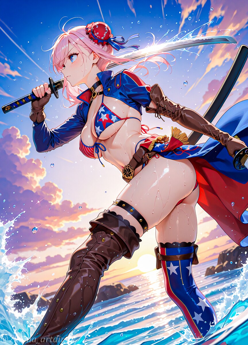 武蔵ちゃん浜辺の死闘4