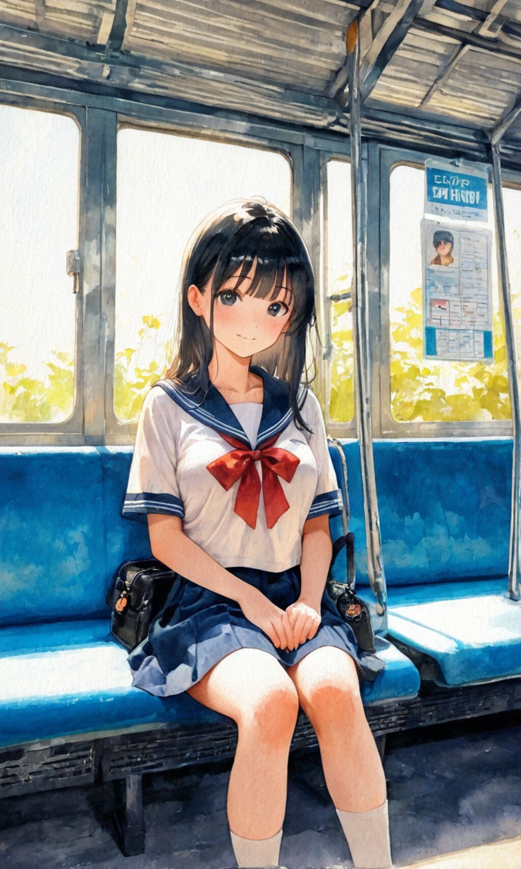 電車に揺られて