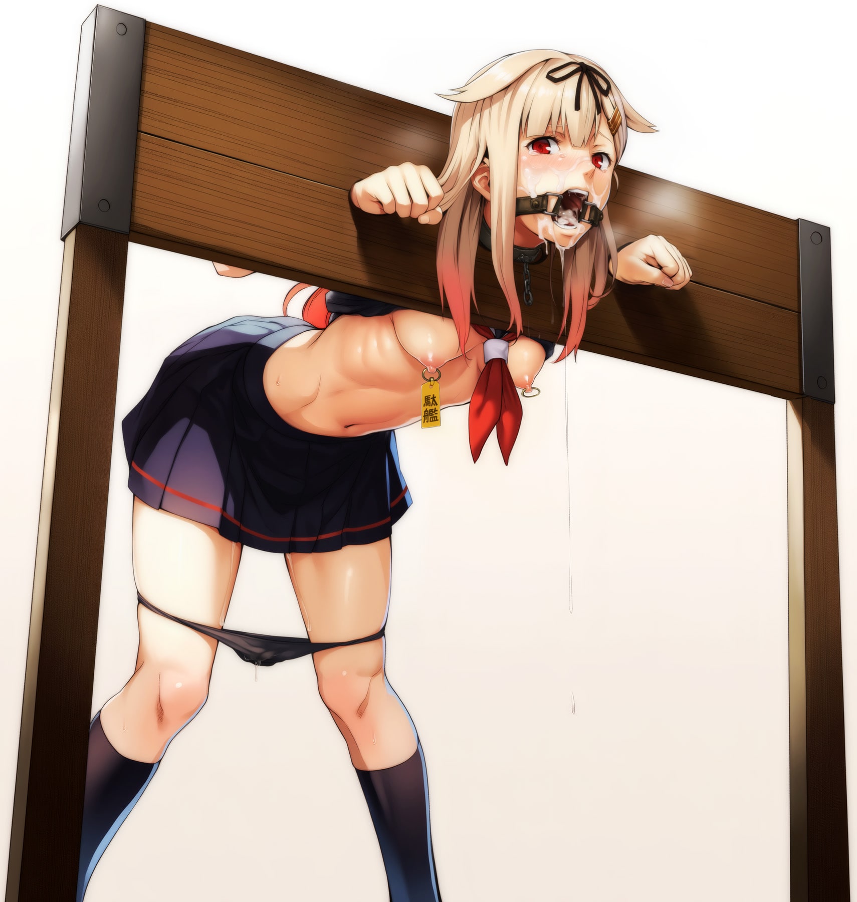 ギロチン拘束夕立ちゃん