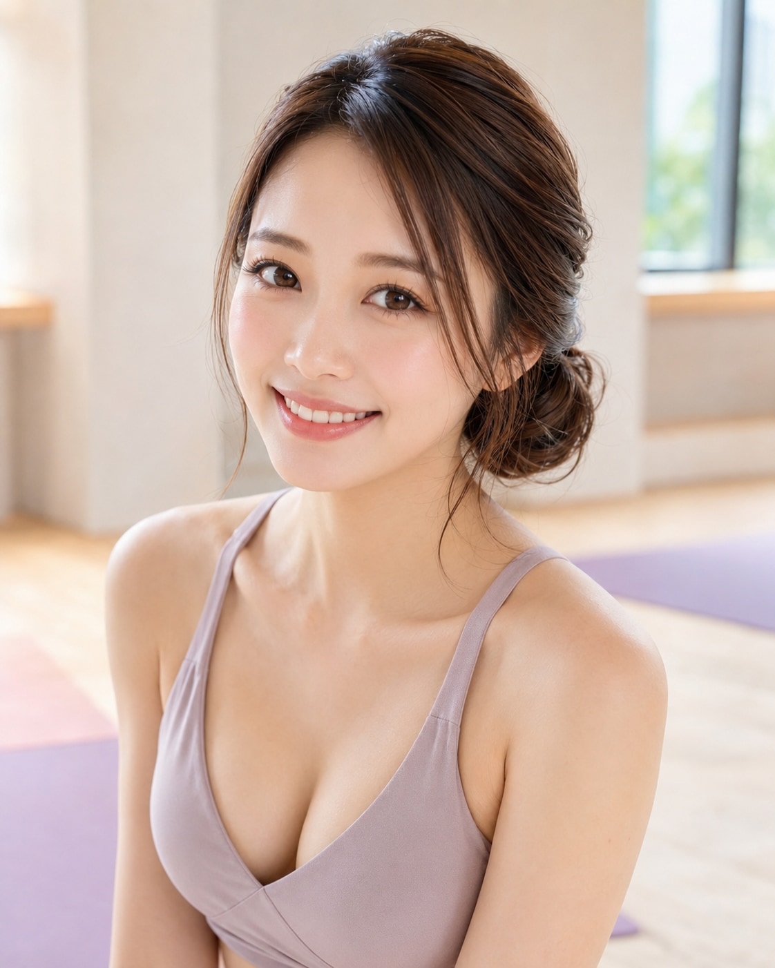 ポートレート練習(ヨガ)