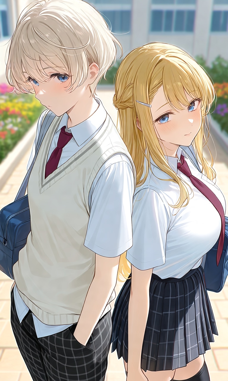 絵になる双子