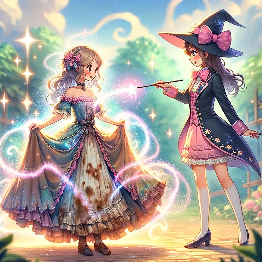 服の汚れをきれいさっぱり落とす魔法