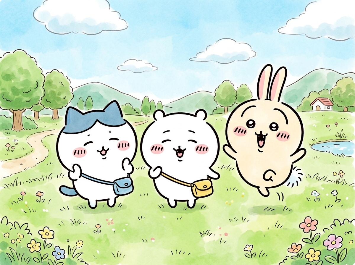 ちいかわと🌕 | の人気AIイラスト・グラビア