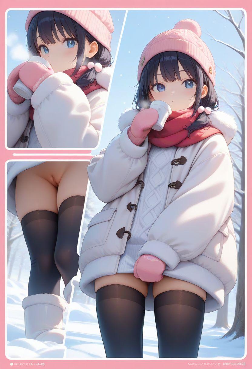 ホッと一息(雪原)(R-18)