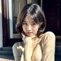 ニット女子 2枚目