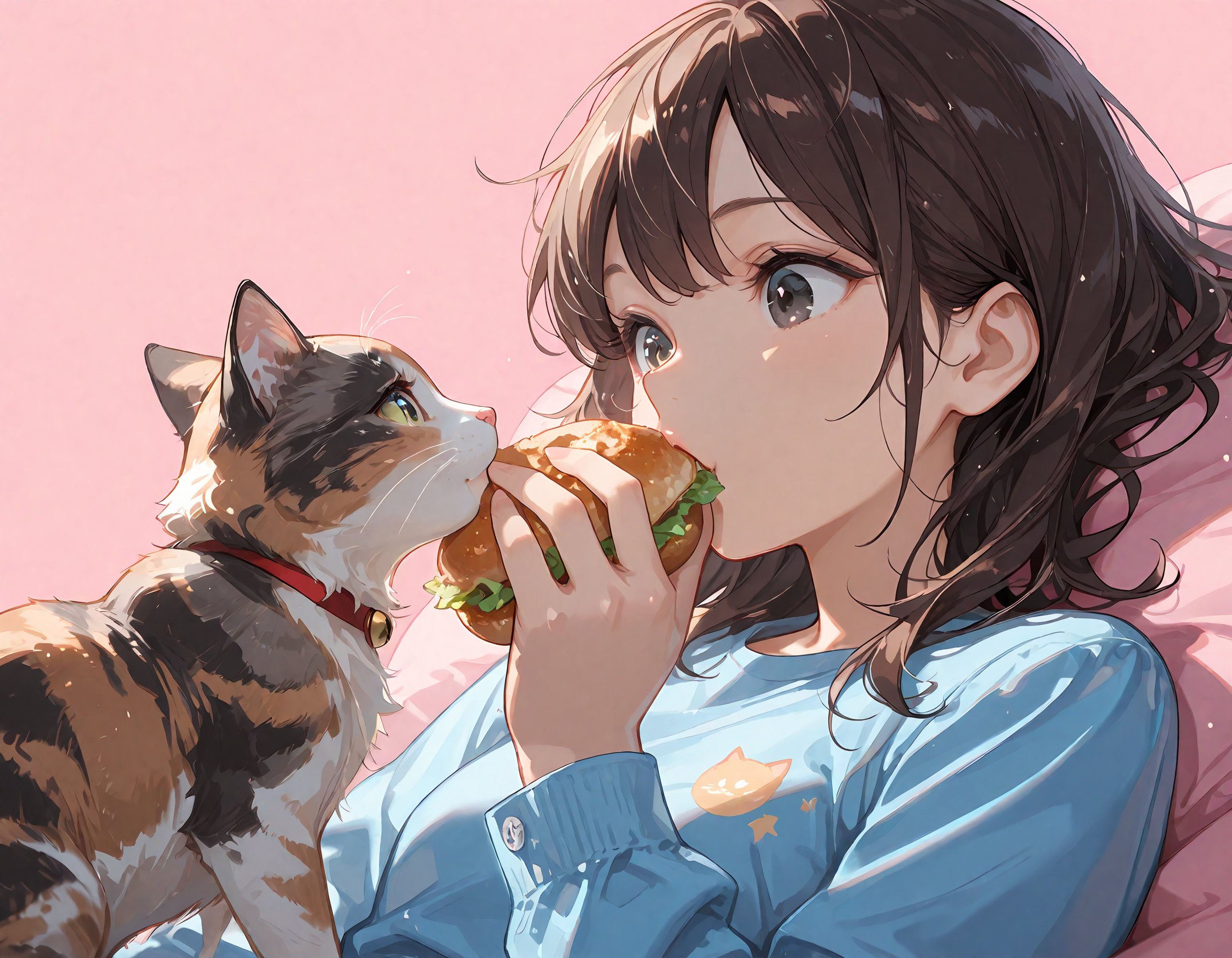 ひとくちちょーだい😺 | の人気AIイラスト・グラビア