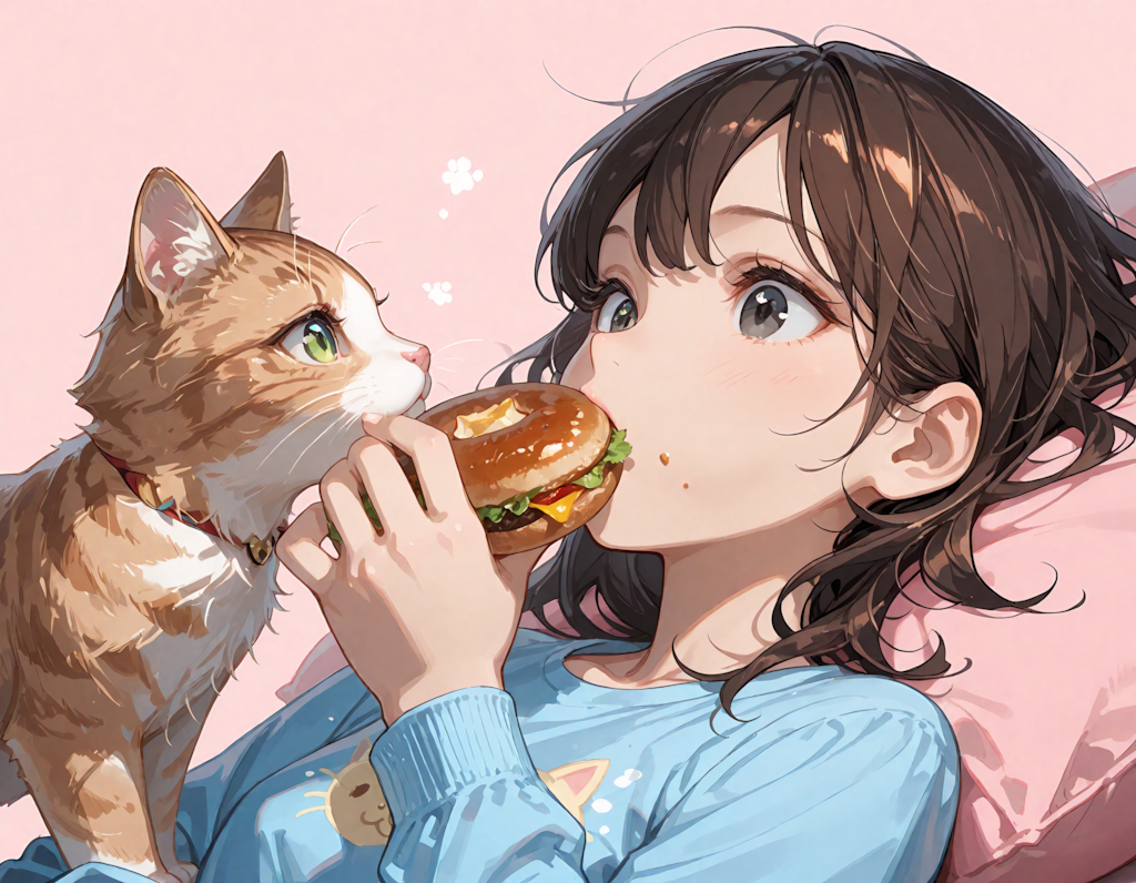 ひとくちちょーだい😺