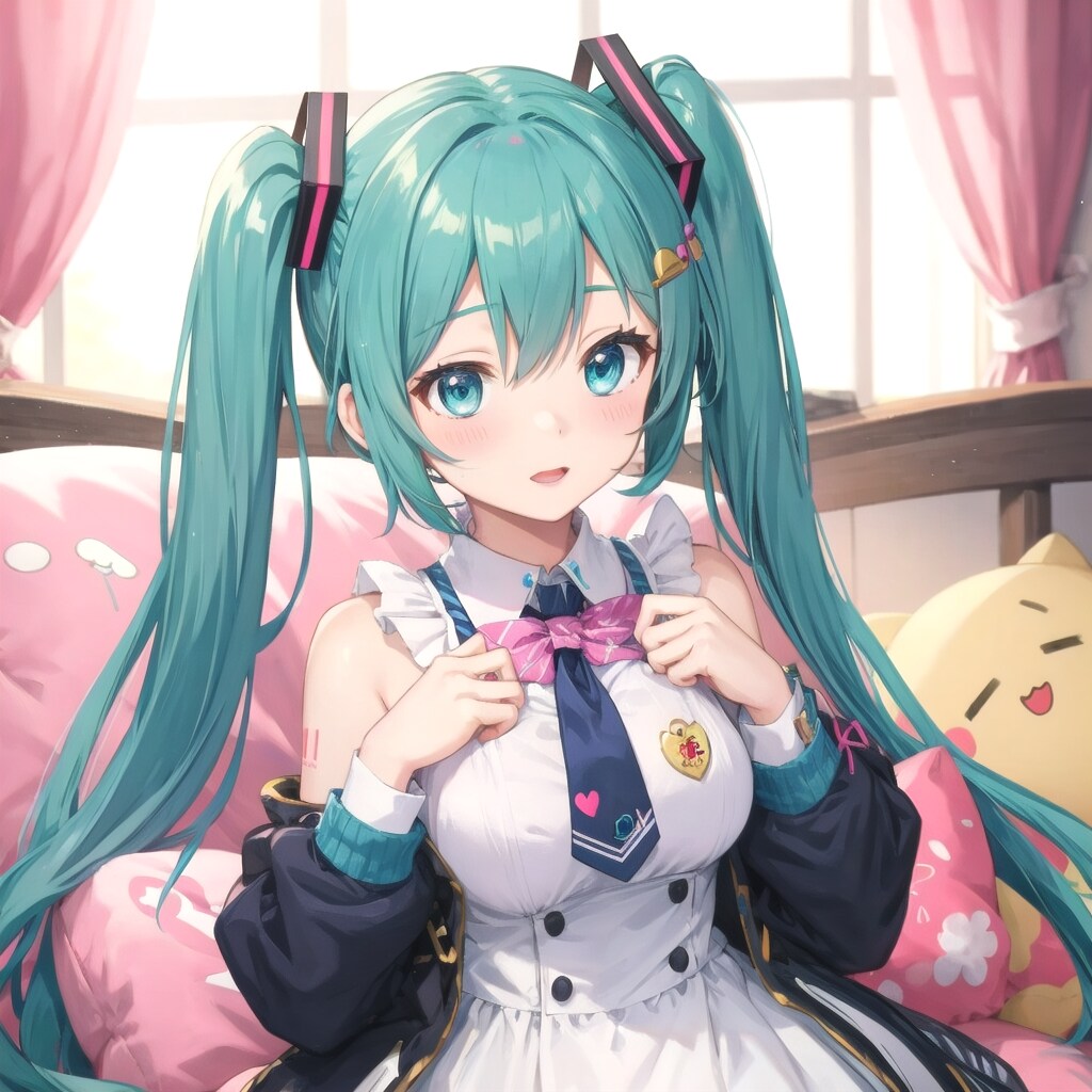 新生活が始まるドキドキのミクさん | の人気AIイラスト・グラビア