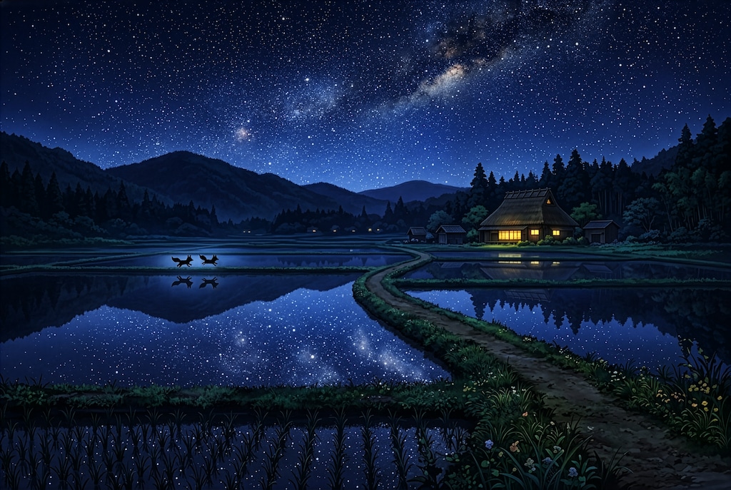 夜の狐