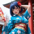 羽子板で勝負よ 3枚目