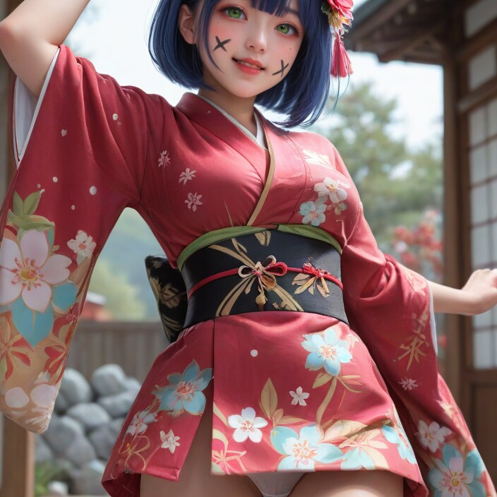 羽子板で勝負よ