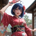 羽子板で勝負よ 2枚目